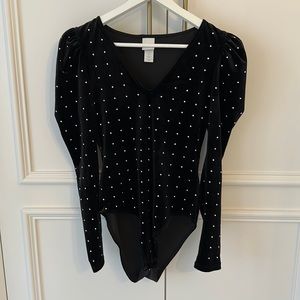H&M glitter bodysuit